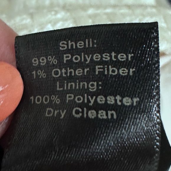 Ann Taylor Factory White 3/4 Sleeve Coat, Size Large - Picture 5 of 5